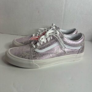 NWT Vans Old Skool Cracked Shimmering Purple men’s Sneakers Size